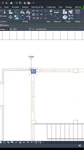 Create columns in 35 sec in Revit #architectural_design #architecture #engineering #bim