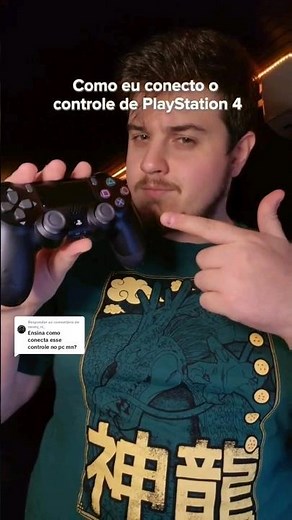 Como conectar o controle de PlayStation 4 no PC! #playstation