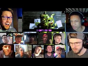 [VERSION 2.0] FNAF SL SONG ▶ "I Can't Fix You" (Remix/Cover feat. Chi-chi) [REACTION MASH-UP]#194