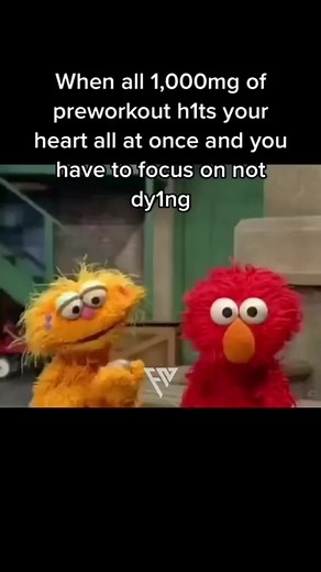 Death can have me idc 💀 #elmo #preworkout #caffeine #gymtok #gymhumor #fitness #fyp