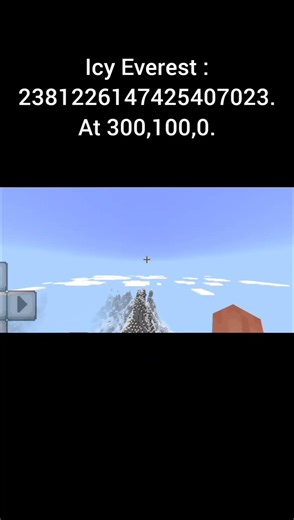 #minecraft Beautiful bedrock seed. part 15.