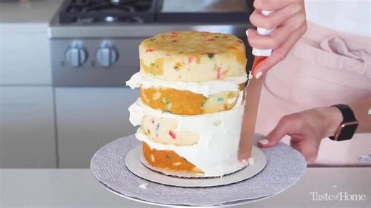Bakeable presents homemade confetti cake
