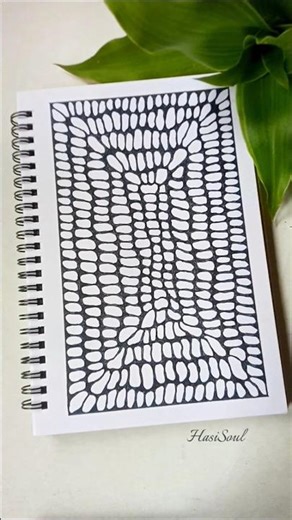 This Doodle Technique is Genius✨#art #shorts #satisfying #doodle #illusion #drawing
