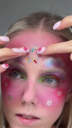 WHIMSY FAIRY MAKEUP TUTORIAL 🧚🎨✨ #fairy #whimsy #creativemakeup #makeuptutorial