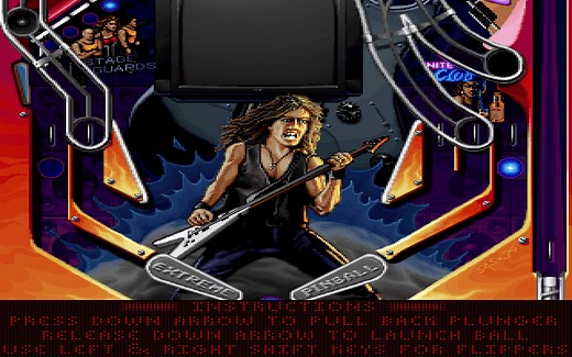 Extreme Pinball game at DOSGames.com