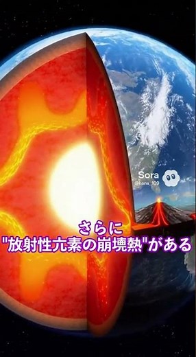 地球内部の熱の正体。マントル対流が生む活動【4K科学】