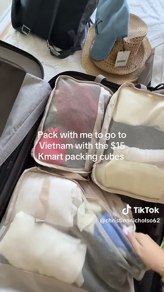 Packing for Vietnam: Perfect Kmart Packing Cubes