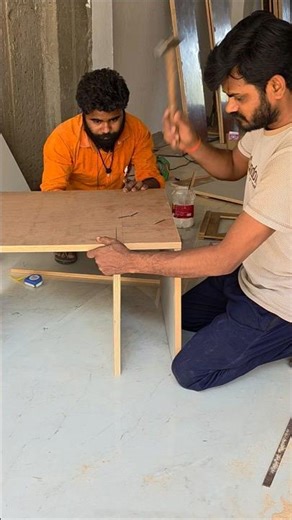 Smart Plywood Box Making Process | Fast Cabinet Box Assembly Woodworking #Shorts #shortvideo