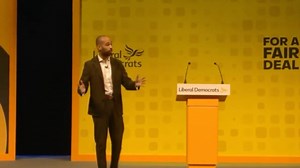 70 reactions · 16 shares | Josh Babarinde speaks to conference about his life and his campaign to be Eastbourne's new Liberal Democrat MP. | Liberal Democrats | Facebook