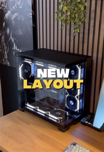 Setup Edit 🫶🏼🖤 | New Layout, Thoughts? 💬🫣 | #foryoupage #xyzbca #techtok #gamingsetup #setupedit