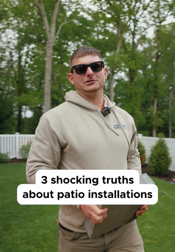 Questions on how to install your patio? Call Tar-Maax🧱 Seasons closing out, but we’re taking jobs for 2026! #howtomake #patio #installation #tutorial