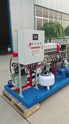 Experimental pressure filter machine #FilterPress #FilterPressManufacturer #ironore #IndustrialFiltration