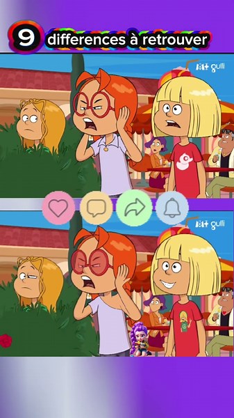 Les Sisters | 9 differences à retrouver 👀👚 #shortvideo #lessisters #jeux #funny