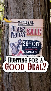 We've been waiting and tracking for months...and it's finally here...Medieval Collectibles Black Friday Sale! Enjoy 20% off your entire order with code DARKAGE, now until December 3rd! --- #medievalcollectibles #blackfriday #sale #ranger #archer #armour #sword #larp #cosplay #medieval | Medieval Collectibles