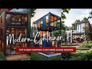 BEST! 100+ MODERN CONTAINER HOMES DESIGN IDEAS | HOW TO DECORATE SHIPPING CONTAINER HOUSE EXTERIOR
