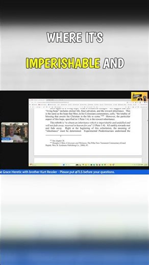 Inheritance in heaven — not the same as heaven