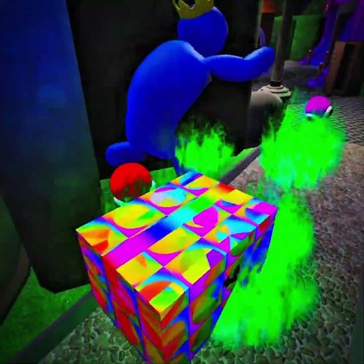 What If I Playing as Deer & Blue Monster In Rainbow Friends funny moments #rainbowfriends #roblox