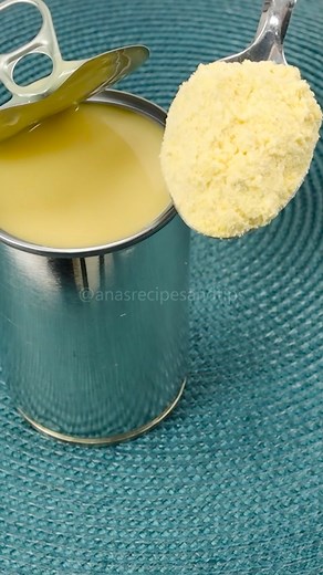 I mixed fine corn flour with the condensed milk, check out the result!🤤 #cakerecipe #recipes #cakesoffacebook | Ana's Recipes