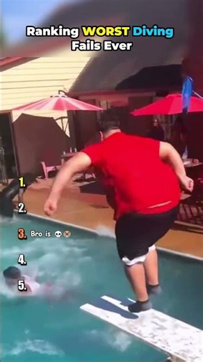 Ranking WORST Diving Fails Ever