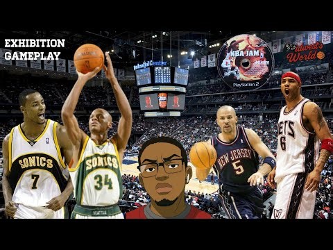 NBA Jam 2004 Gameplay |PS2| With Commentary |Sonics vs Nets|