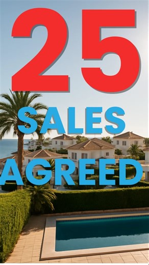 🇬🇧 25 sales agreed last week! 🔥 The SOLD boards keep going up — and October has been nothing short of amazing for our team at 5 Real Estate. ✅ 25 sales in one week ✅ Dozens more in progress ✅ Real buyers, real sellers, real results We’re having an incredible October with a ton of new sales already — and we can’t wait to see how we end the week! 💪 Thinking of selling? There’s no better time. 💶 Sell for just 999€ IVA ❌ No commission ❌ No sale, no fee ✅ Free valuation included 📲 Book your fre