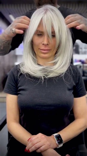 Platinum Ombre ile Soğuk ve Işıltılı Dönüşüm! #shorts | Evren ALTINGEYİK