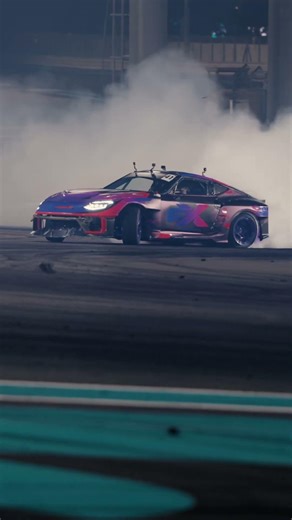 Testing the Drift Beast on Formula 1 Track... Nissan PRO Z on Emirates Drift #drift #shorts #nissanz