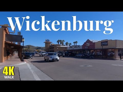 Historic Downtown Wickenburg Arizona 4K Walking Tour