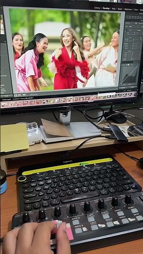 Editing photos using the Behringer X Touch Mini #wedding #weddingphotography #weddingphotographer