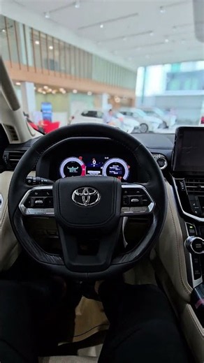 Interior of Toyota Land Cruiser ZX