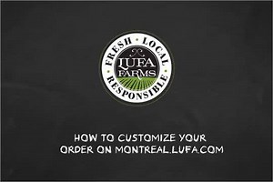 That's right, you can select the content of your basket! Did you see this short video that shows how it works? For more information : http://montreal.lufa.com | Lufa Farms