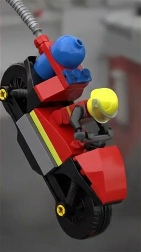Fire Rescue Bike Lego #lego #viral #automobile #afol #bike #motogp #race #f1 #fire #shorts #toys