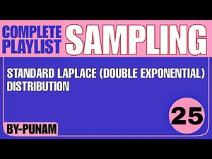 Standard Laplace (Double Exponential) Distribution|ONE SHOT |Competitive exams|Statistics by Punam|
