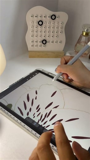 Watch Me Make a Flower using Procreate in 60 Seconds!