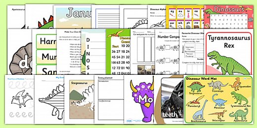 Dinosaurs KS1 Lesson Plan Ideas and Resource Pack