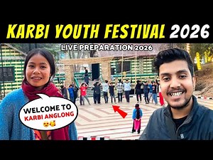 Karbi Youth Festival 2026 | Traditional House Making & Crazy Dance Practice LIVE | Karbi Anglong