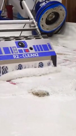 Watch this filthy carpet transformation! 🧼