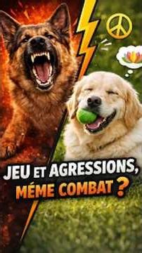 Jeu et agressivité ? (english subtiles) #dog #chien #dogtraining #doglife #educateurcanin