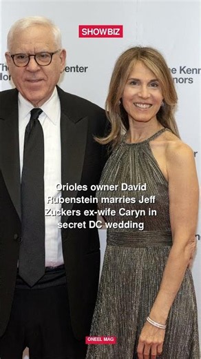 Orioles owner David Rubenstein marries Jeff Zucker’s ex-wife Caryn in secret DC wedding #shorts #spo