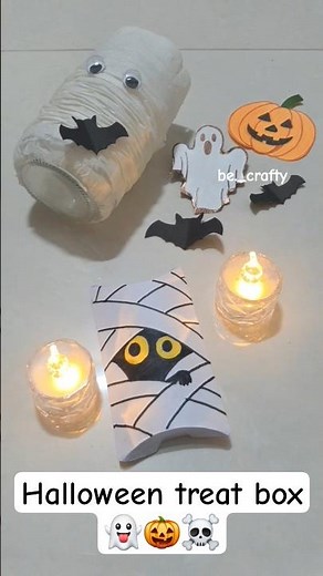 Halloween treat box 👻🎃 #shorts #diy #halloween