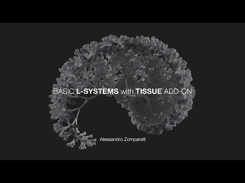 L-Systems with Tissue add-on in Blender