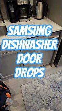 Samsung dishwasher door dropping, fixed!!