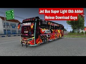 Jet Bus Super Light Mod BUSSID 4.4.1 🚍 | Passenger Area Light | OBB Add
