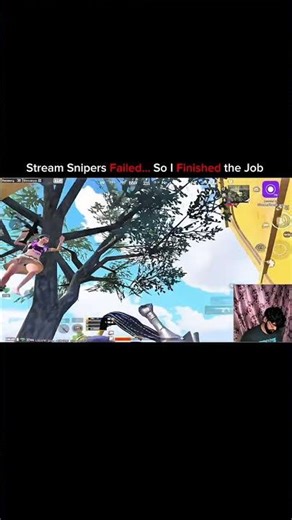 Stream snipers can’t even stream snipe🤣😱 #pubgmobile