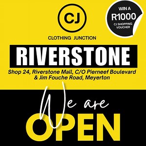 🛒 Ready, set, shop!!! ✨ Fresh finds, great vibes! Our new CJ store is officially OPEN at RIVERSTONE MALL🥳🙌 Come see what’s in store🧐! | Clothing Junction