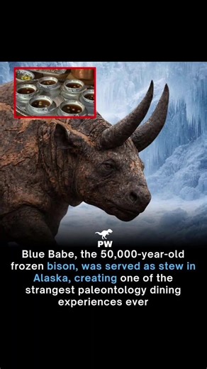 Uncovering a creature so ancient that it lived tens of thousands of years before the earliest human civilizations and then cooking part of it for dinner. That unusual chapter in palaeontology happened with Blue Babe, a remarkably well‑preserved steppe bison recovered from Alaskan permafrost that lived around 50 000 years ago during the Ice Age. In 1979, gold miners near Fairbanks, Alaska, stumbled upon the frozen carcass of this prehistoric bison, later nicknamed Blue Babe because of the bluish 