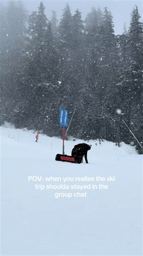 Rumor has it she prefers water sports 😂😂 #comedy #funny #snowboarding #skitrip #groupchat | brittanyybowen