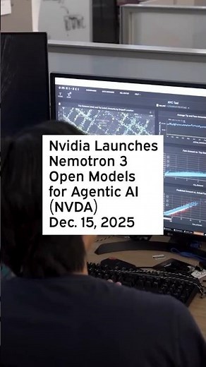 Nvidia Launches Nemotron 3 Open Models for Agentic AI #NVDA #Nvidia #Nemotron3 #NVDAStock