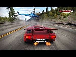 Need For Speed: Hot Pursuit Remastered | Lamborghini Countach Resisting Arrest!