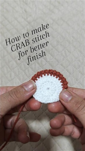 🦀 HOW TO CROCHET CRAB STITCH | Reverse Single Crochet